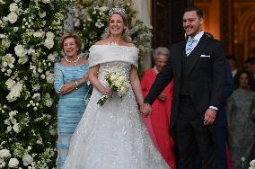 Royal Wedding Of Princess Theodora Of Greece And Matthew Kumar In Athens