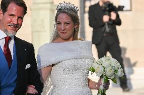 Royal Wedding Of Princess Theodora Of Greece And Matthew Kumar In Athens