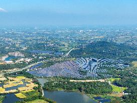 Barren Mountain PV Power Station in Wuhu