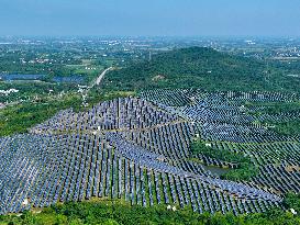 Barren Mountain PV Power Station in Wuhu