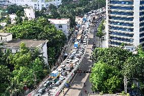 Traffic Jam In Dhaka, Bangladesh