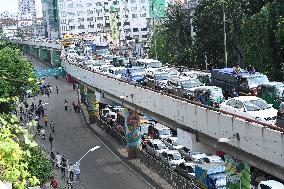 Traffic Jam In Dhaka, Bangladesh