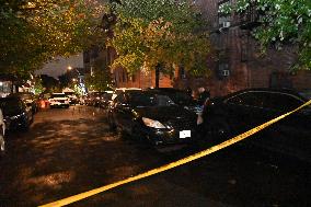 One Man Killed And One Man Injured On Morris Avenue In The Kingsbridge Heights Section Of Bronx New York