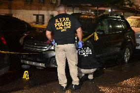 One Man Killed And One Man Injured On Morris Avenue In The Kingsbridge Heights Section Of Bronx New York