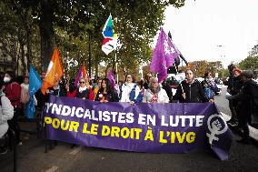 Demonstration For International Abortion Rights Day - Paris