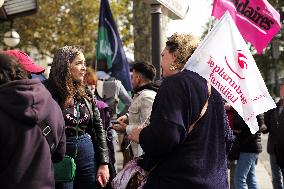 Demonstration For International Abortion Rights Day - Paris