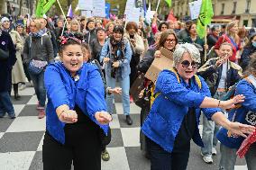 Demonstration For International Abortion Rights Day - Paris