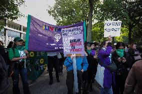 Demonstration For International Abortion Rights Day - Paris