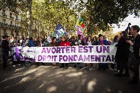 Demonstration For International Abortion Rights Day - Paris