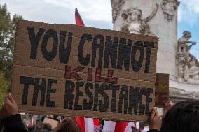 Protest In Support Of Palestinian And Lebanese People - Paris