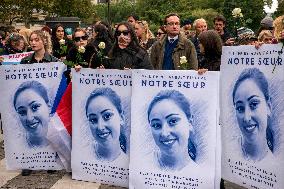 Tribute To 19 Years Old Student Killed - Paris