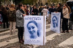 Tribute To 19 Years Old Student Killed - Paris