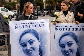 Tribute To 19 Years Old Student Killed - Paris