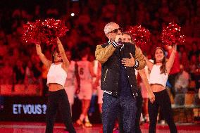 Gad Elmaleh Show At Basketball Match Half-Time - Monaco