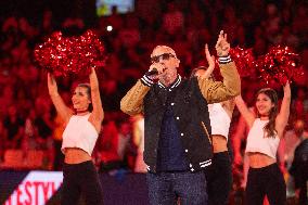 Gad Elmaleh Show At Basketball Match Half-Time - Monaco