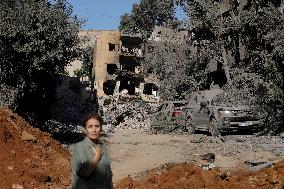 Beirut's southern suburb after Israeli airstrikes