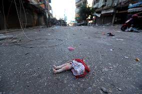 Beirut's southern suburb after Israeli airstrikes