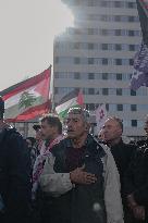 Pro Lebanon And Palestine Protest - Berlin