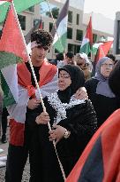 Pro Lebanon And Palestine Protest - Berlin