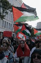 Pro Lebanon And Palestine Protest - Berlin