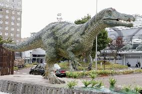 Dinosaur statue in Fukui Pref.