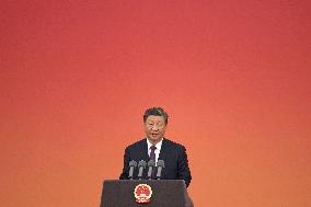 Xi at medal ceremony