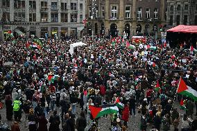 Pro-Palestine Protest - Amsterdam