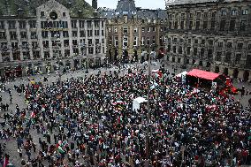 Pro-Palestine Protest - Amsterdam