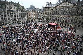 Pro-Palestine Protest - Amsterdam