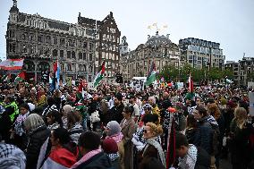 Pro-Palestine Protest - Amsterdam