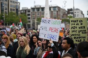 Pro-Palestine Protest - Amsterdam