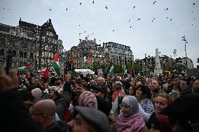 Pro-Palestine Protest - Amsterdam