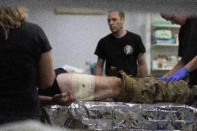 Injured Ukrainian Servicemen At Hospital - Donetsk Region