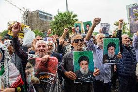 Iranians Mourn Nasrallah - Tehran