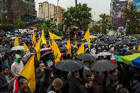 Iranians Mourn Nasrallah - Tehran