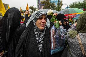 Iranians Mourn Nasrallah - Tehran