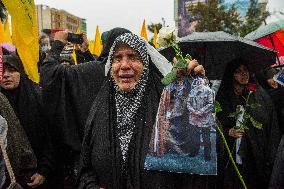 Iranians Mourn Nasrallah - Tehran