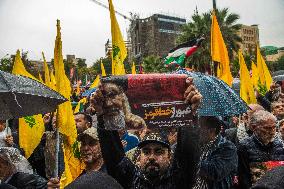 Iranians Mourn Nasrallah - Tehran