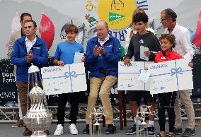 King Juan Carlos I El Corte Ingles Master Regatta trophies Presentation - Sanxenxo