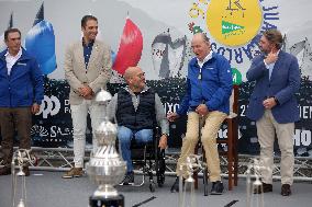 King Juan Carlos I El Corte Ingles Master Regatta trophies Presentation - Sanxenxo