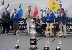 King Juan Carlos I El Corte Ingles Master Regatta trophies Presentation - Sanxenxo