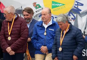 King Juan Carlos I El Corte Ingles Master Regatta trophies Presentation - Sanxenxo