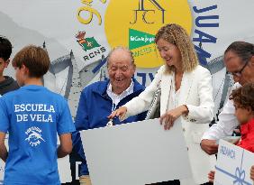 King Juan Carlos I El Corte Ingles Master Regatta trophies Presentation - Sanxenxo