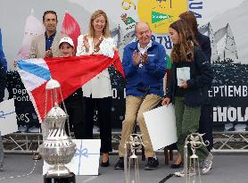 King Juan Carlos I El Corte Ingles Master Regatta trophies Presentation - Sanxenxo