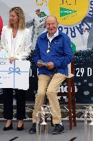 King Juan Carlos I El Corte Ingles Master Regatta trophies Presentation - Sanxenxo