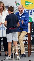 King Juan Carlos I El Corte Ingles Master Regatta trophies Presentation - Sanxenxo