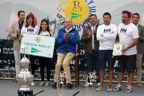 King Juan Carlos I El Corte Ingles Master Regatta trophies Presentation - Sanxenxo