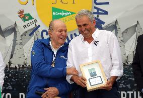 King Juan Carlos I El Corte Ingles Master Regatta trophies Presentation - Sanxenxo