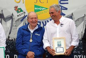 King Juan Carlos I El Corte Ingles Master Regatta trophies Presentation - Sanxenxo