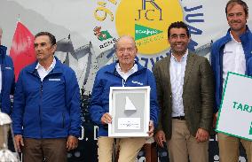 King Juan Carlos I El Corte Ingles Master Regatta trophies Presentation - Sanxenxo